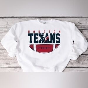 Texans Football Logo Crewneck